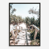 Byron Bay Stairs Photo Art Print