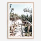 Byron Bay Stairs Photo Art Print
