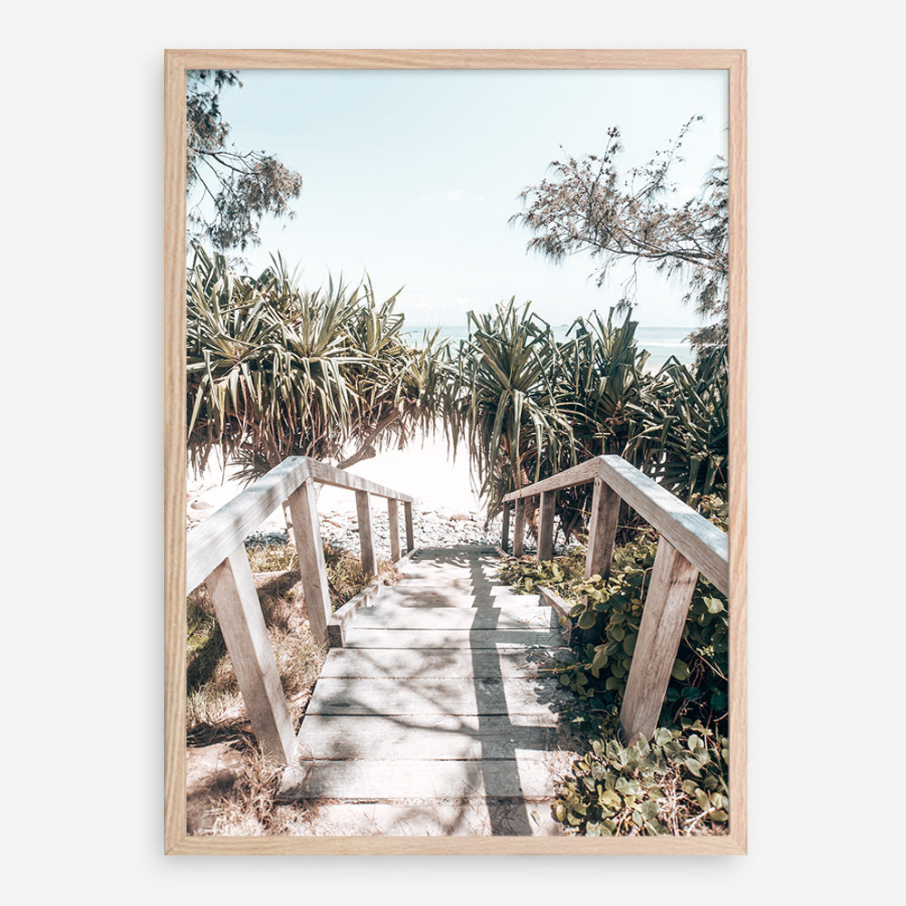 Byron Bay Stairs Photo Art Print