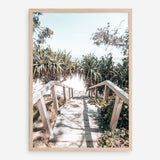 Byron Bay Stairs Photo Art Print