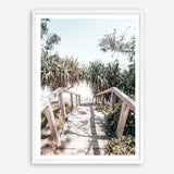 Byron Bay Stairs Photo Art Print