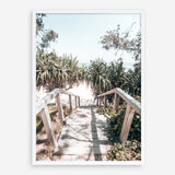 Byron Bay Stairs Photo Art Print