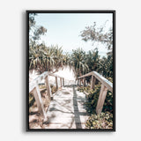 Byron Bay Stairs Photo Canvas Print