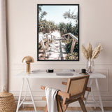 Byron Bay Stairs Photo Canvas Print