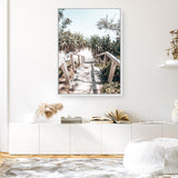 Byron Bay Stairs Photo Canvas Print