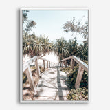 Byron Bay Stairs Photo Canvas Print