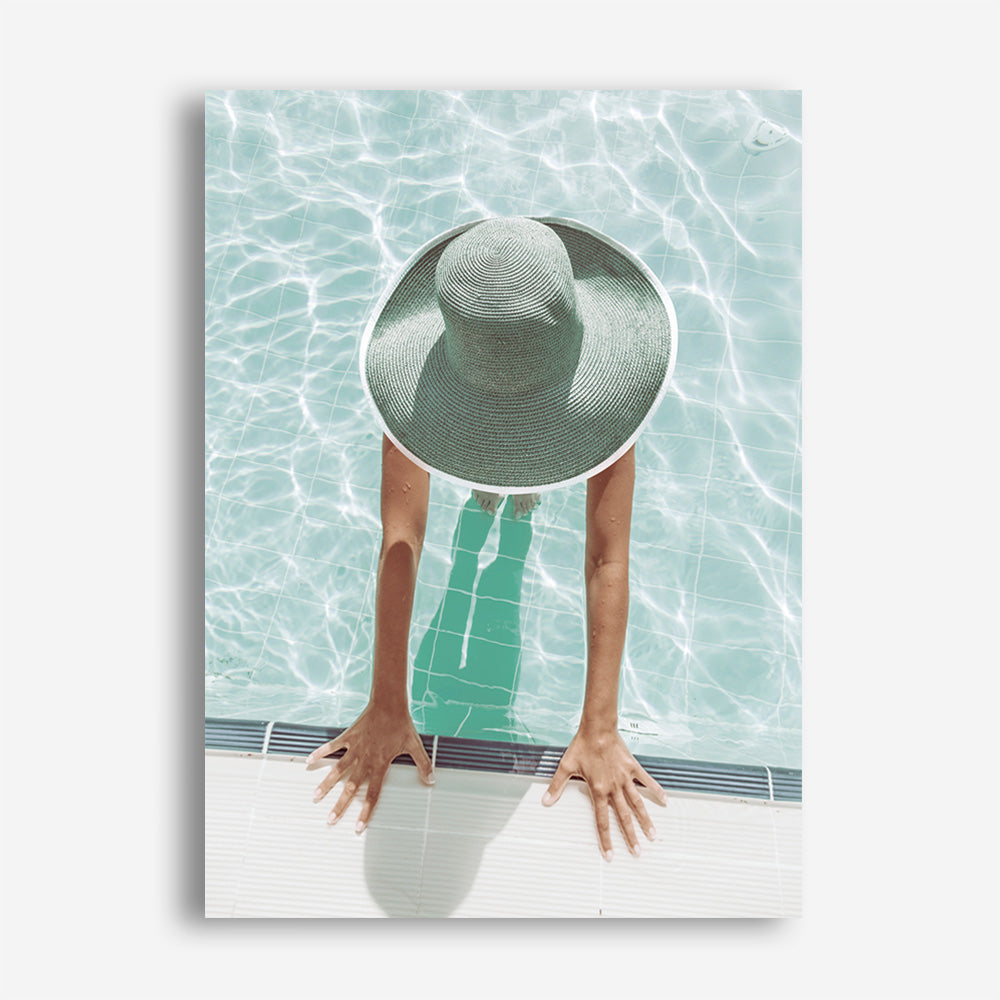 Pool Time I Photo Canvas Print