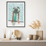 Pool Time I Photo Art Print