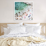 Salento Beach Day Swims I (Square) Photo Art Print