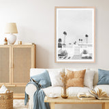 Palm Springs Doorway 3 B&W Art Print