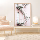 Pink Building Photo Art Print