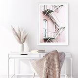 Pink Building Photo Art Print