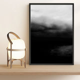 Monochrome Horizon Art Print