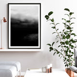 Monochrome Horizon Art Print
