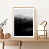 Monochrome Horizon Art Print