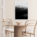Monochrome Horizon Art Print