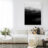 Monochrome Horizon Canvas Print