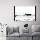 Blue Wave Photo Art Print