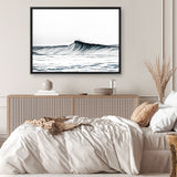Blue Wave Photo Canvas Print