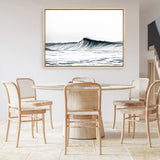 Blue Wave Photo Canvas Print
