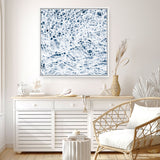 Water Detail (Square) Photo Canvas Print