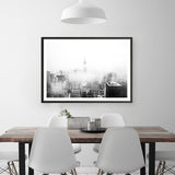 New York Fog Photo Art Print