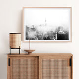 New York Fog Photo Art Print