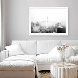New York Fog Photo Art Print