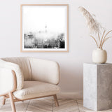 New York Fog (Square) Photo Art Print