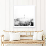 New York Fog (Square) Photo Art Print
