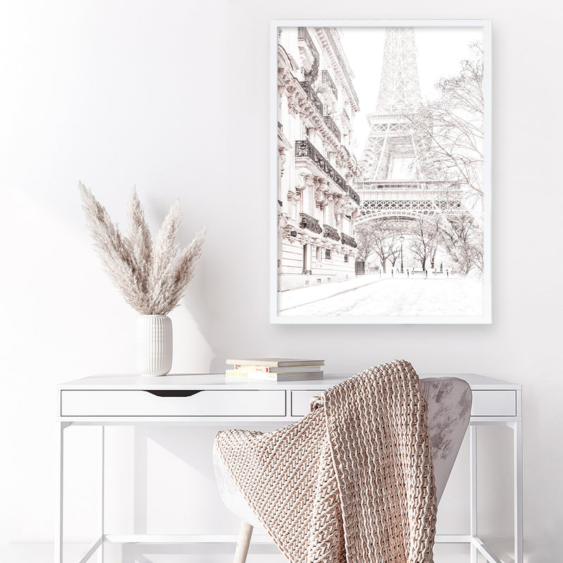 Winter In Paris Photo Art Print