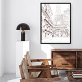 Winter in Paris Photo Canvas Print