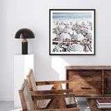 Amalfi Summer (Square) Photo Art Print