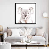 Koala (Square) Photo Canvas  Print