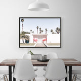 Palm Springs Pink Door Photo Art Print