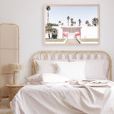 Palm Springs Pink Door Photo Art Print