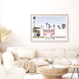 Palm Springs Pink Door Photo Art Print