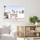 Palm Springs Pink Door Photo Art Print