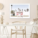 Palm Springs Pink Door Photo Art Print