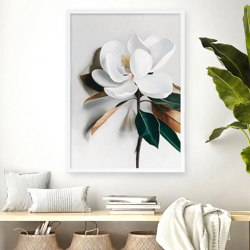 Buy White Magnolia I Art Print | The Print Emporium®