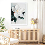 White Magnolia II Art Print