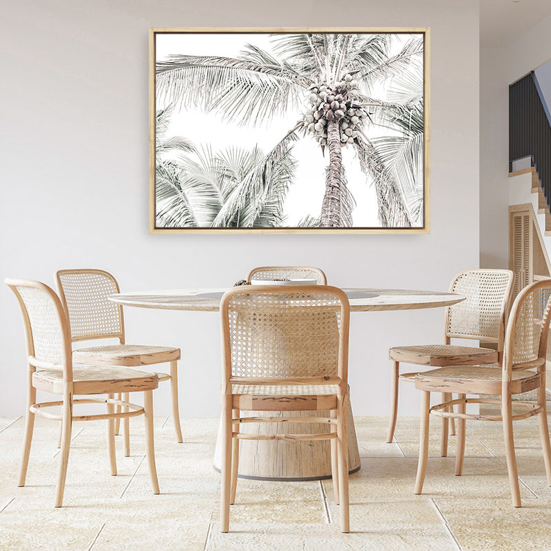 Tropical Palms Photo Canvas Print