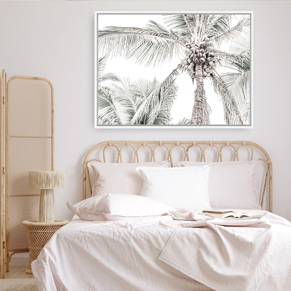 Tropical Palms Photo Canvas Print