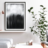 Black & White Abstract I Art Print