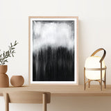Black & White Abstract I Art Print