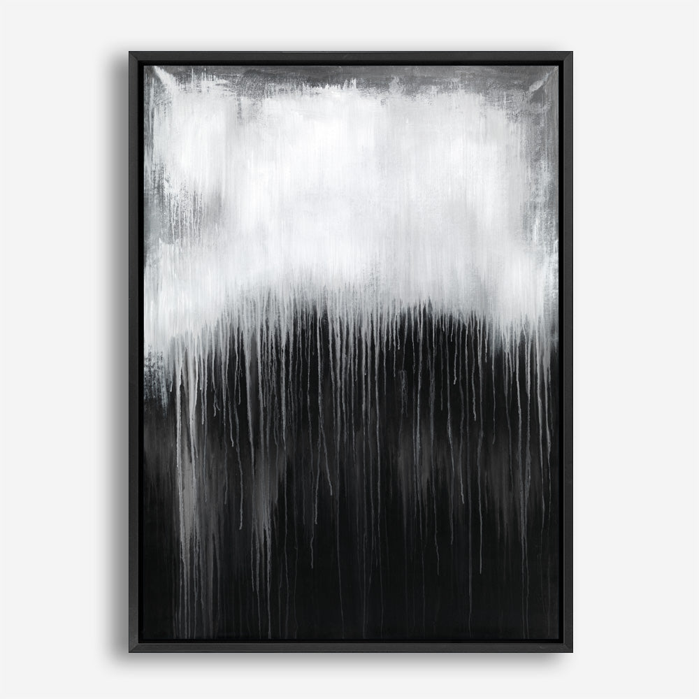Black & White Abstract I Canvas Print