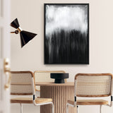 Black & White Abstract I Canvas Print