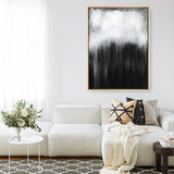 Black & White Abstract I Canvas Print
