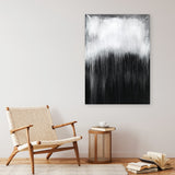 Black & White Abstract I Canvas Print