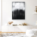 Black & White Abstract I Canvas Print
